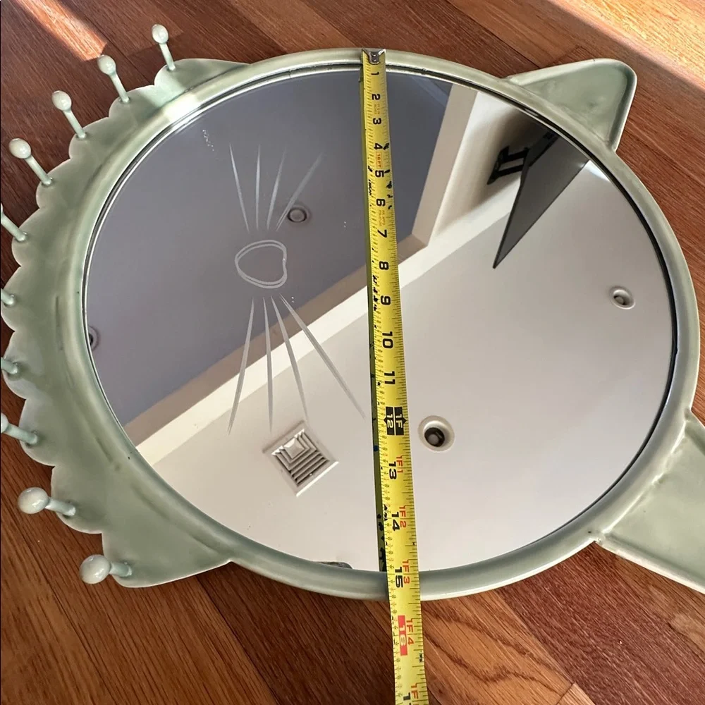 Retired Pottery Barn Kids Kitty Mirror with Hooks
